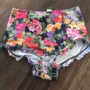 Kortni Jean Floral Ruffle Bottoms